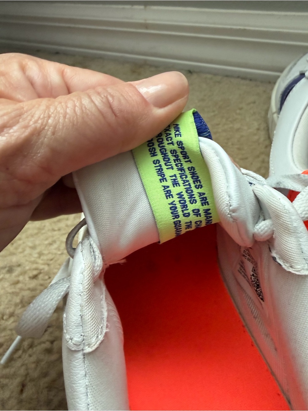 Nike Air Force 1 Pixel Summit White Concord Hyper Crimson Women 6.5 DM8340 100 - Picture 5 of 7